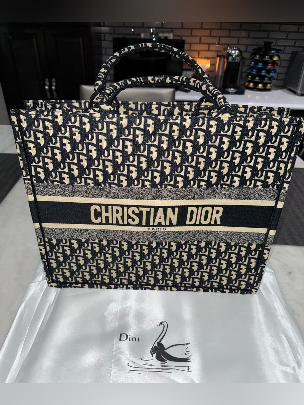 Christian Dior book tote